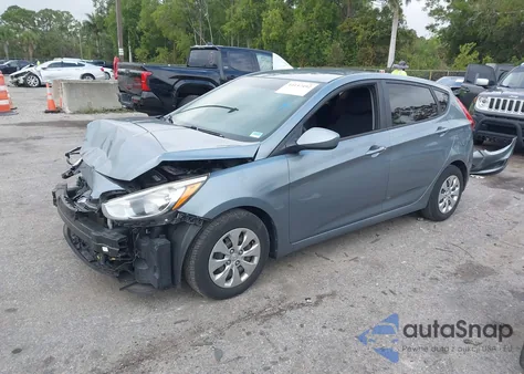 2017 Hyundai Accent Se z USA, uszkodzony, nr VIN KMHCT5AE0HU355603